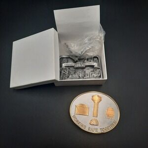 CB&I and Lummus 2007 Commemorative Belt‎ Buckle "Working Safe Together"